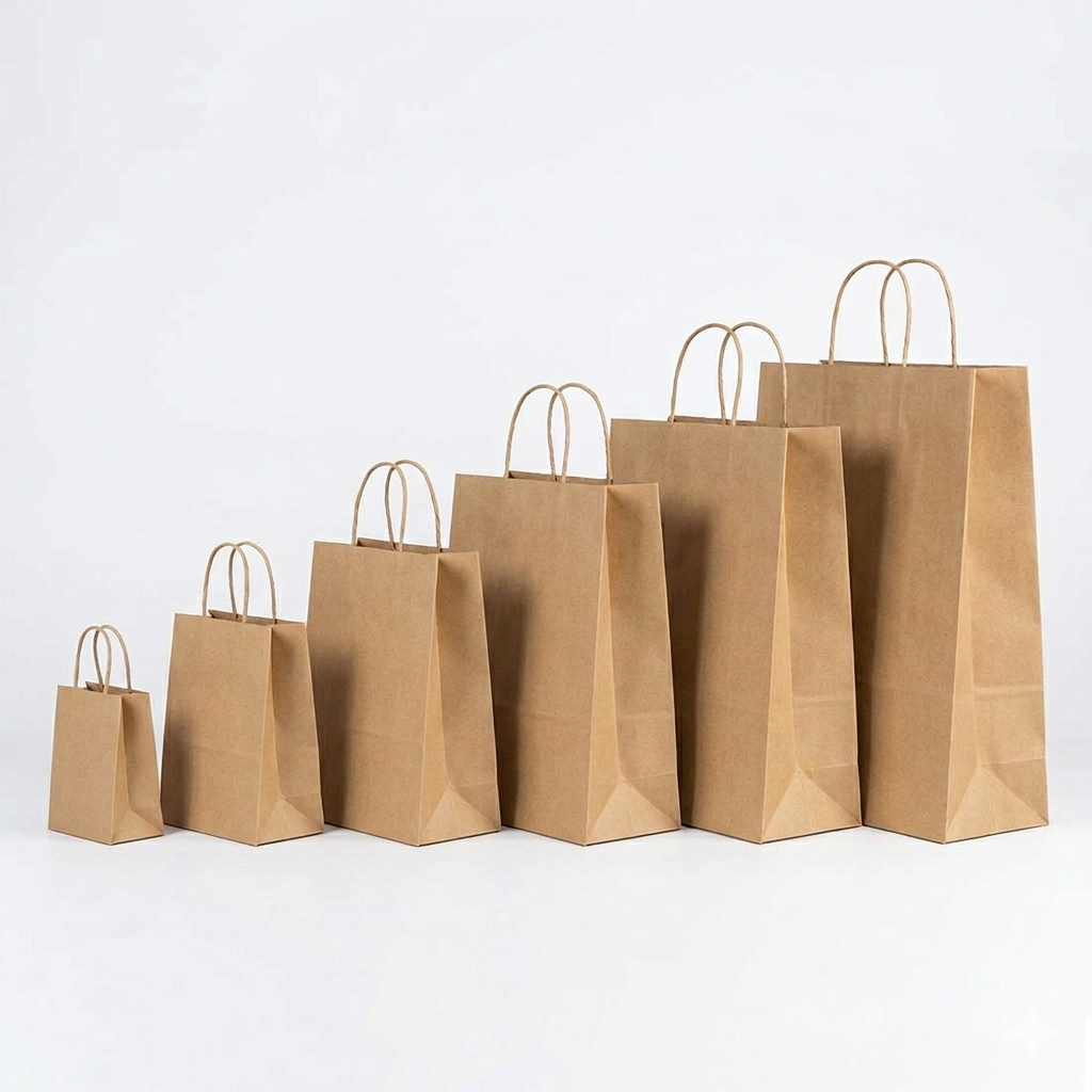 Paper Bags Kraft With Handle