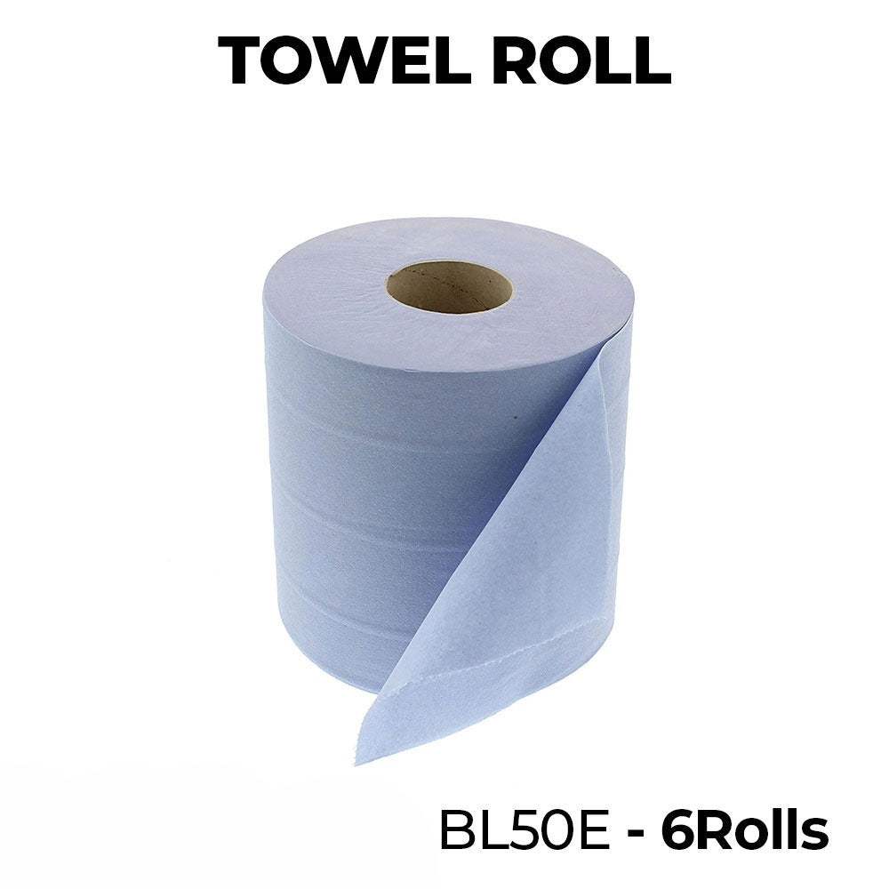 Towel Roll Blue-Perforted-2Ply