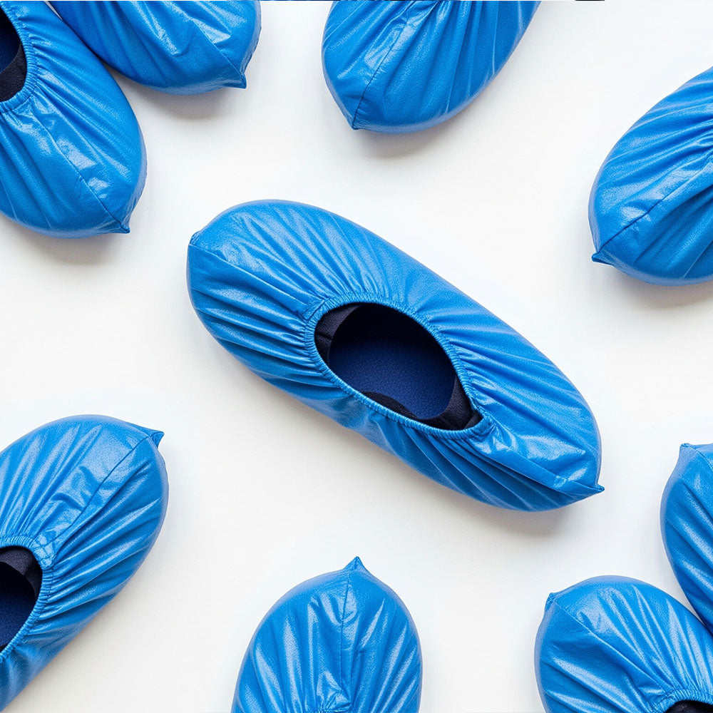 shoe cover on a white background