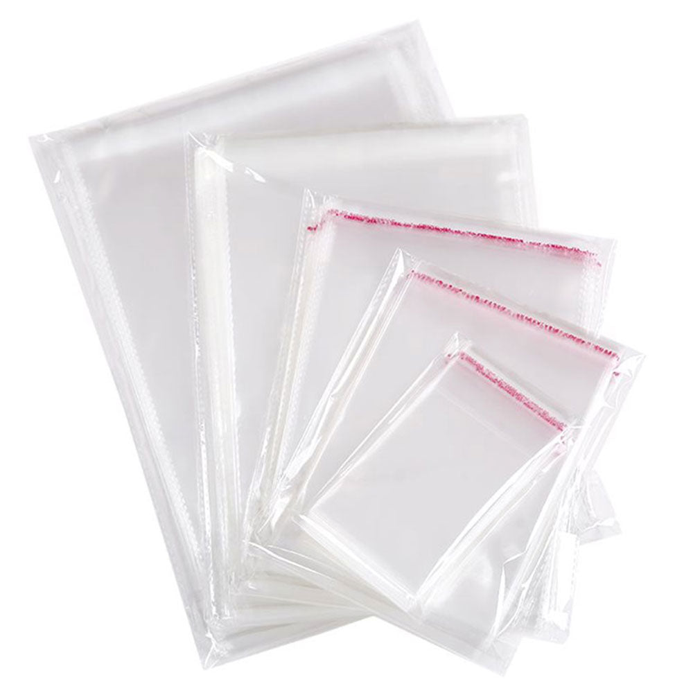 seal and peel bags on white background