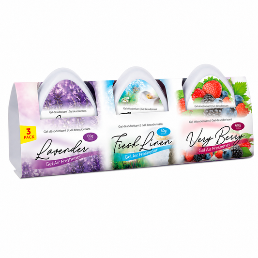 Air Freshener Gel 60G 3 Pack