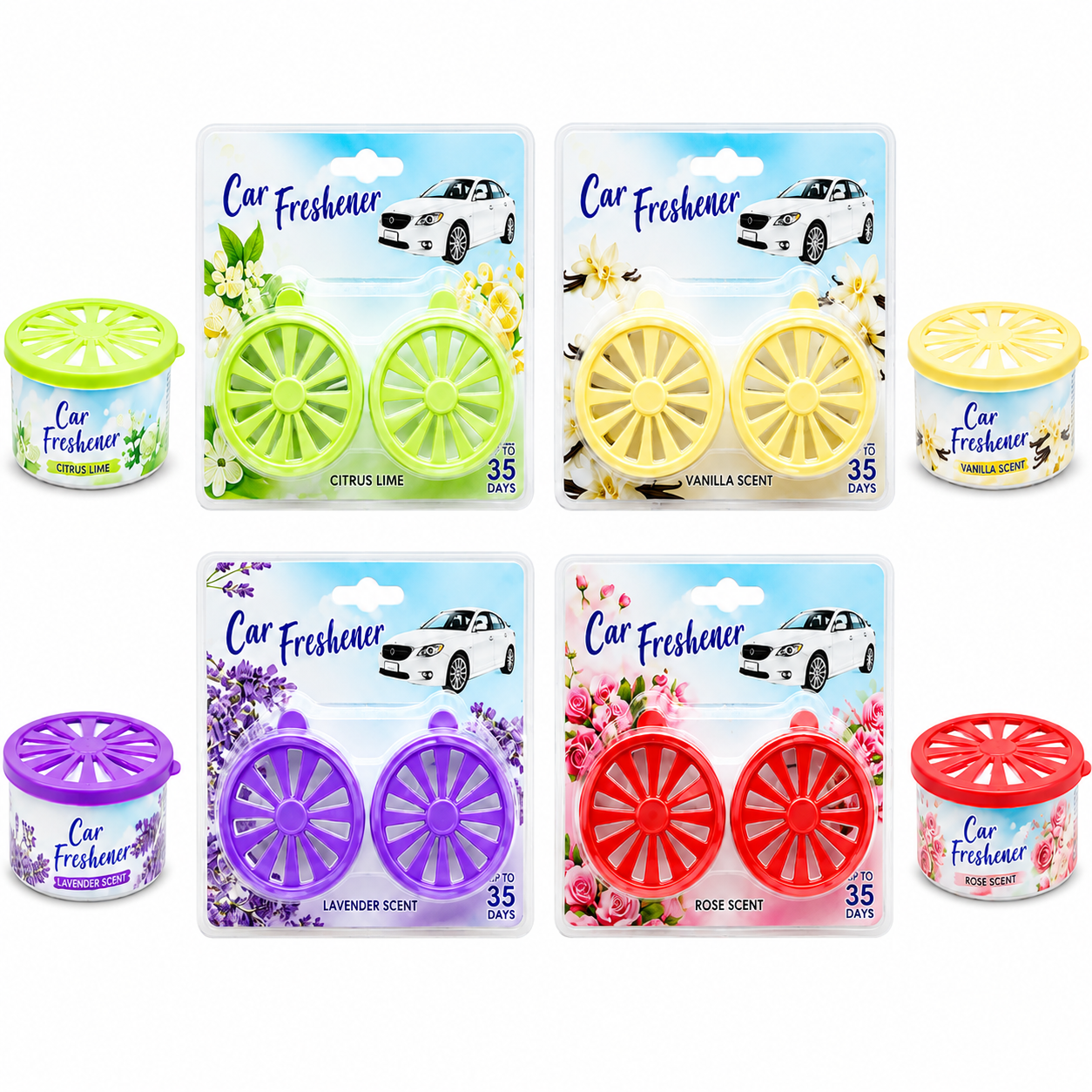 Air Freshener Multipurpose 2Pack 4 Assorted Scents