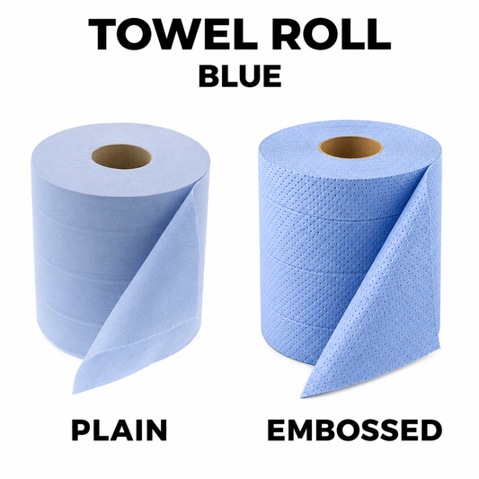 Towel Roll Blue-Perforted-2Ply