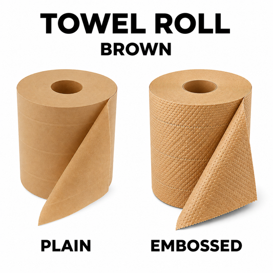 Towel Roll Brown-Perforted-2Ply