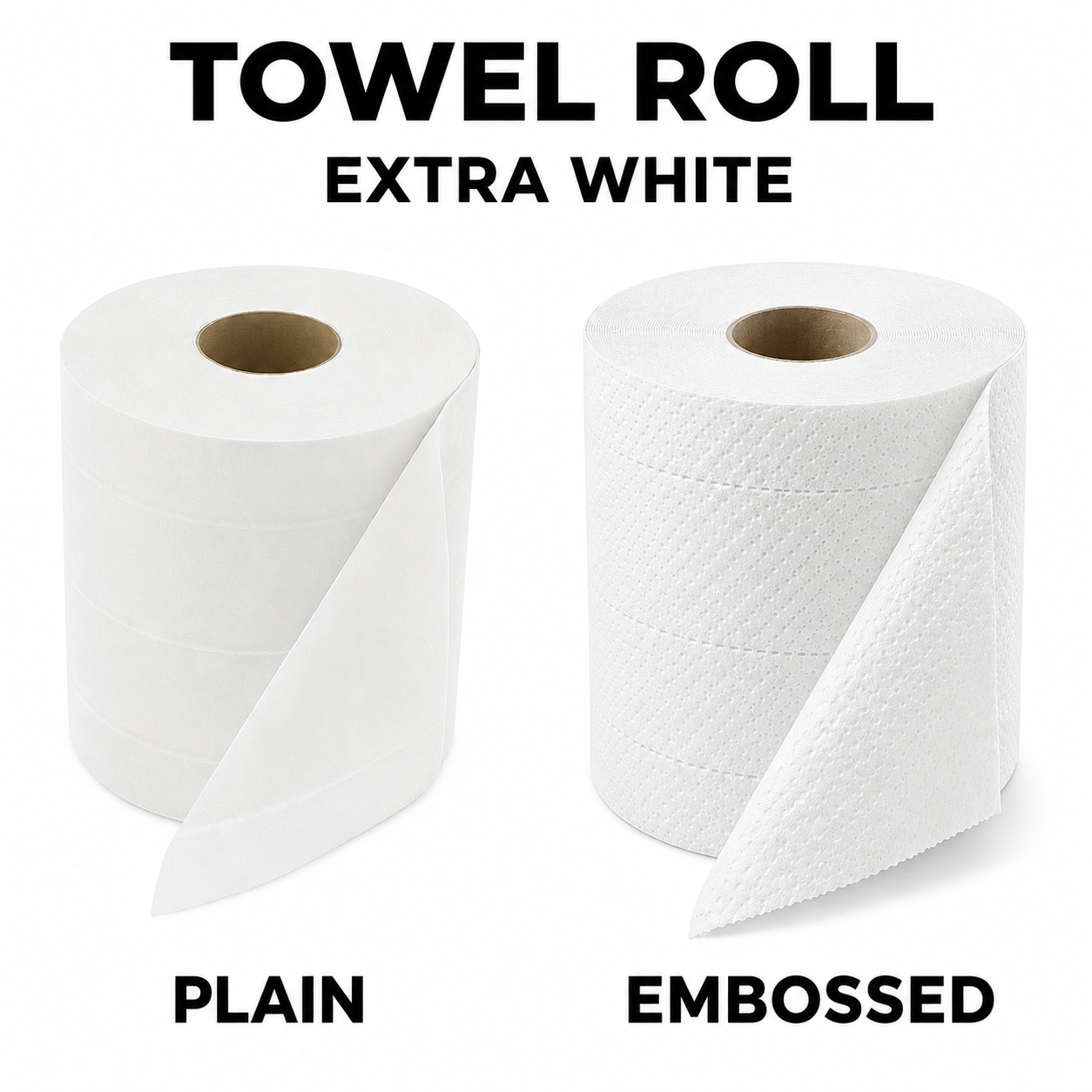 Towel Roll Extra White-Perforted-2Ply