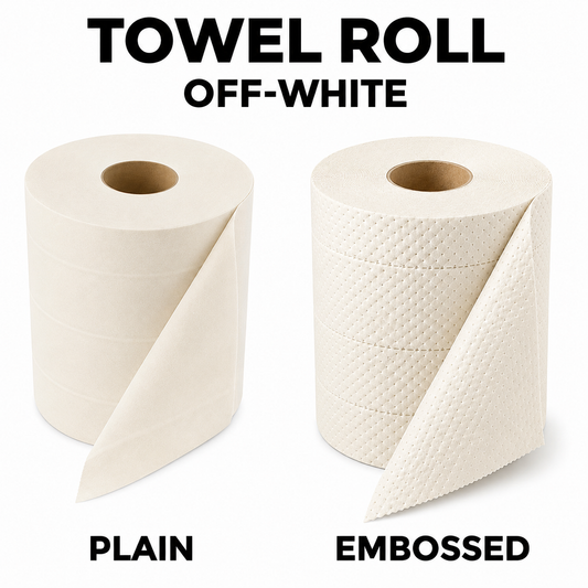 Towel Roll Off-White-Perforted-2Ply