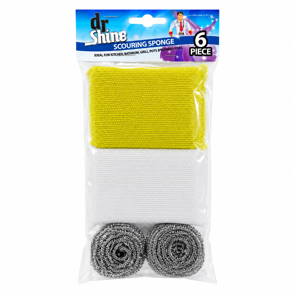 Cleaning Scourer 6Piece Pack