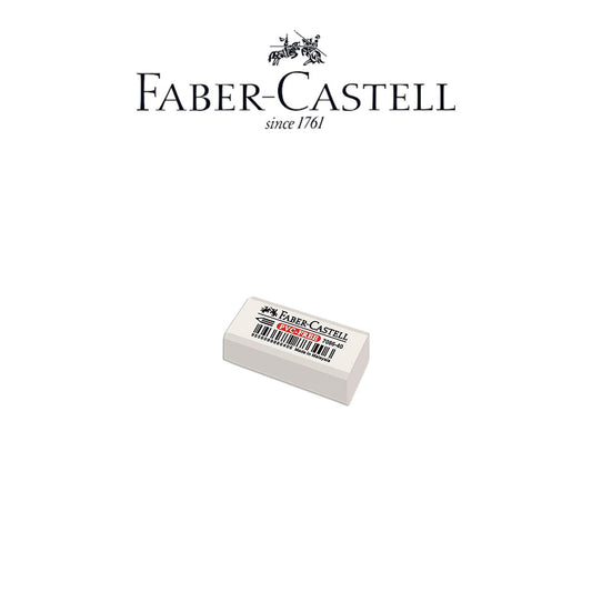 Faber-Castell eraser on a white background