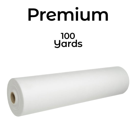 Roll of premium paper with '100 yards' text on a white background