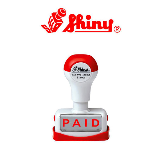 SHINY PAID Stamp