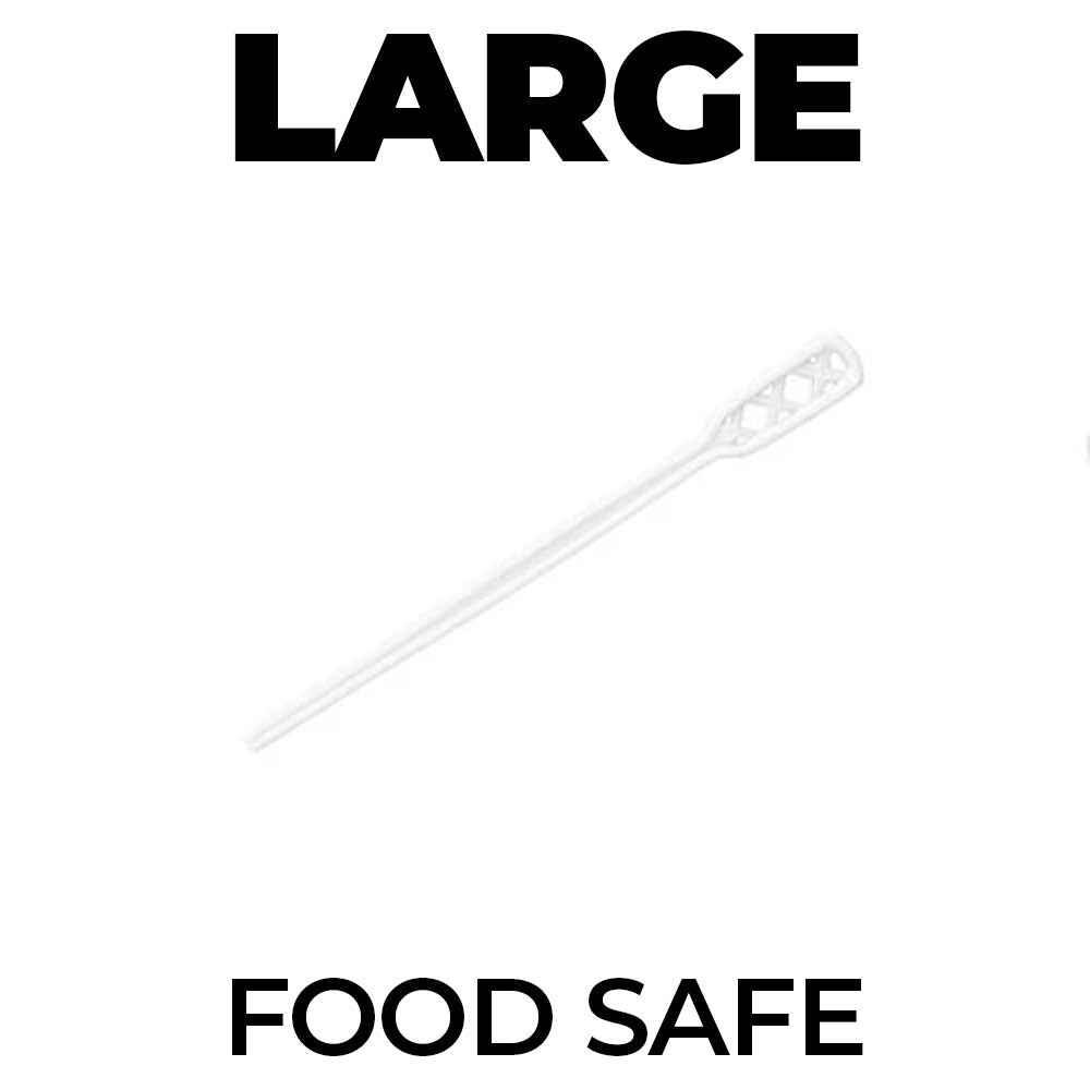 Long stirrer on a white background