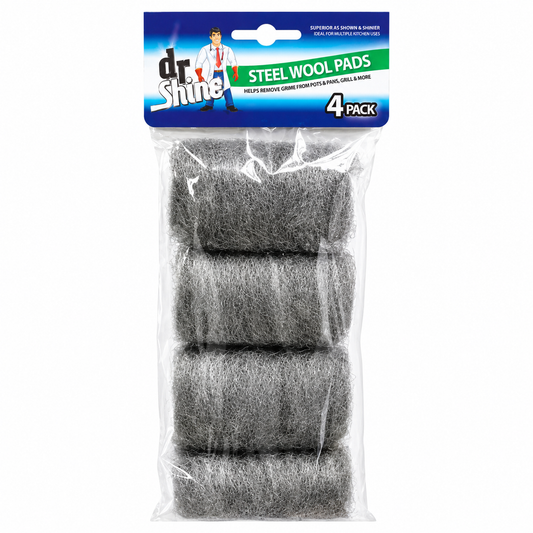 Scrubber Steel Wool Pads 4Pack