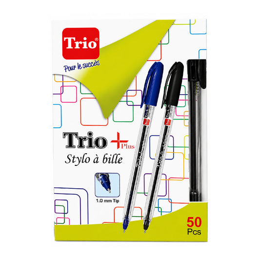 trio ballpen on a white background