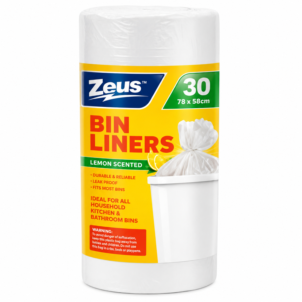 Tie Bag Roll Scented 78×58cm 30bags.Roll 1Box.10Pack