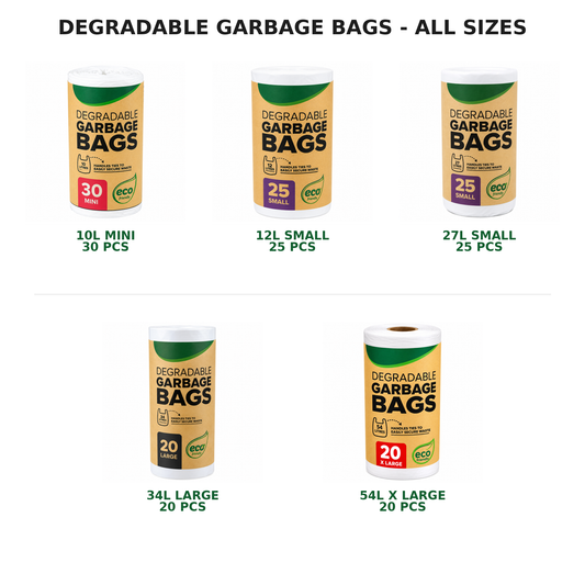 Tie Bags Roll Degradable