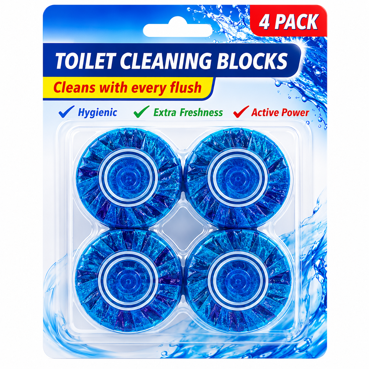 Toilet Cleaning Blocks 48G 4Pack
