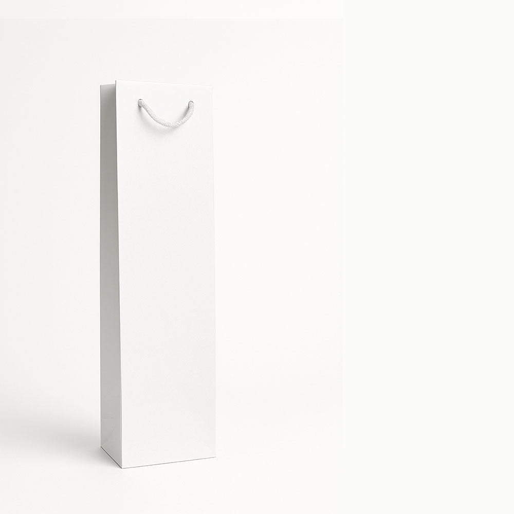 Wine Paper Bag White
