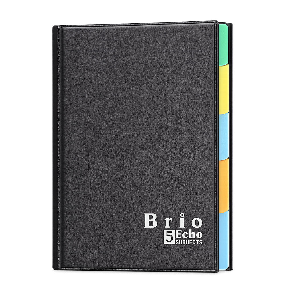 brio notepad on white background