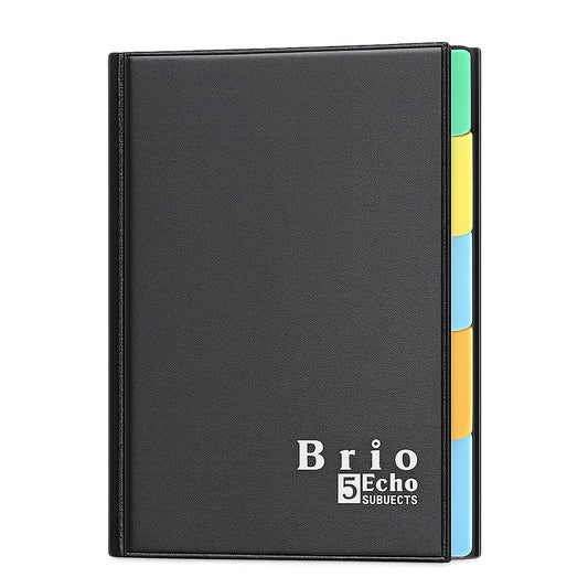 brio notepad on white background