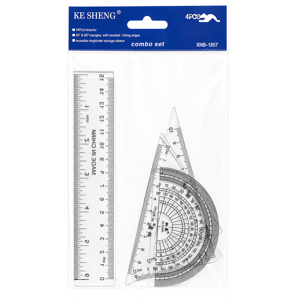 Geometry set on a white background