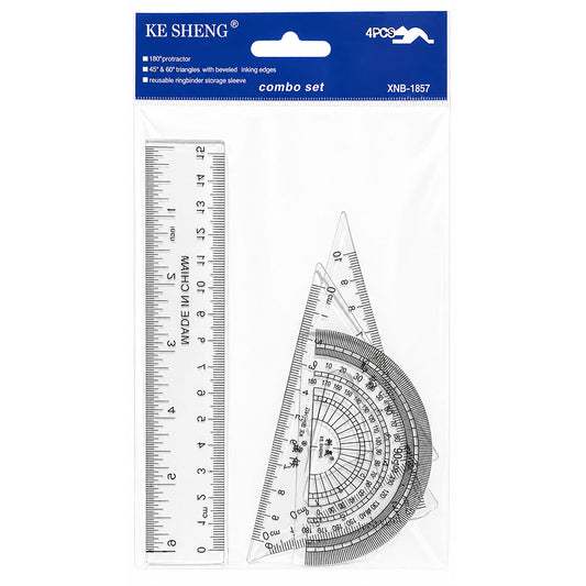Geometry set on a white background